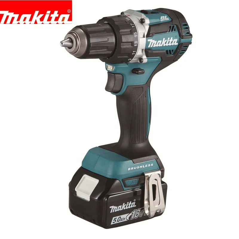 Original Makita Brushless Stronger Power Drill Machine DDF484 Industrial Grade 18V Lithium Hand Drill Driver Screwdriver