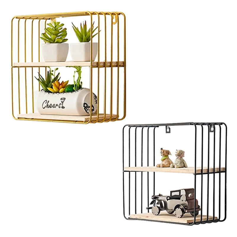 

Best Wooden Storage Racks Hanging Decor Storage Box Flower Pot House Storage Rack Wall Display Craft Shelves