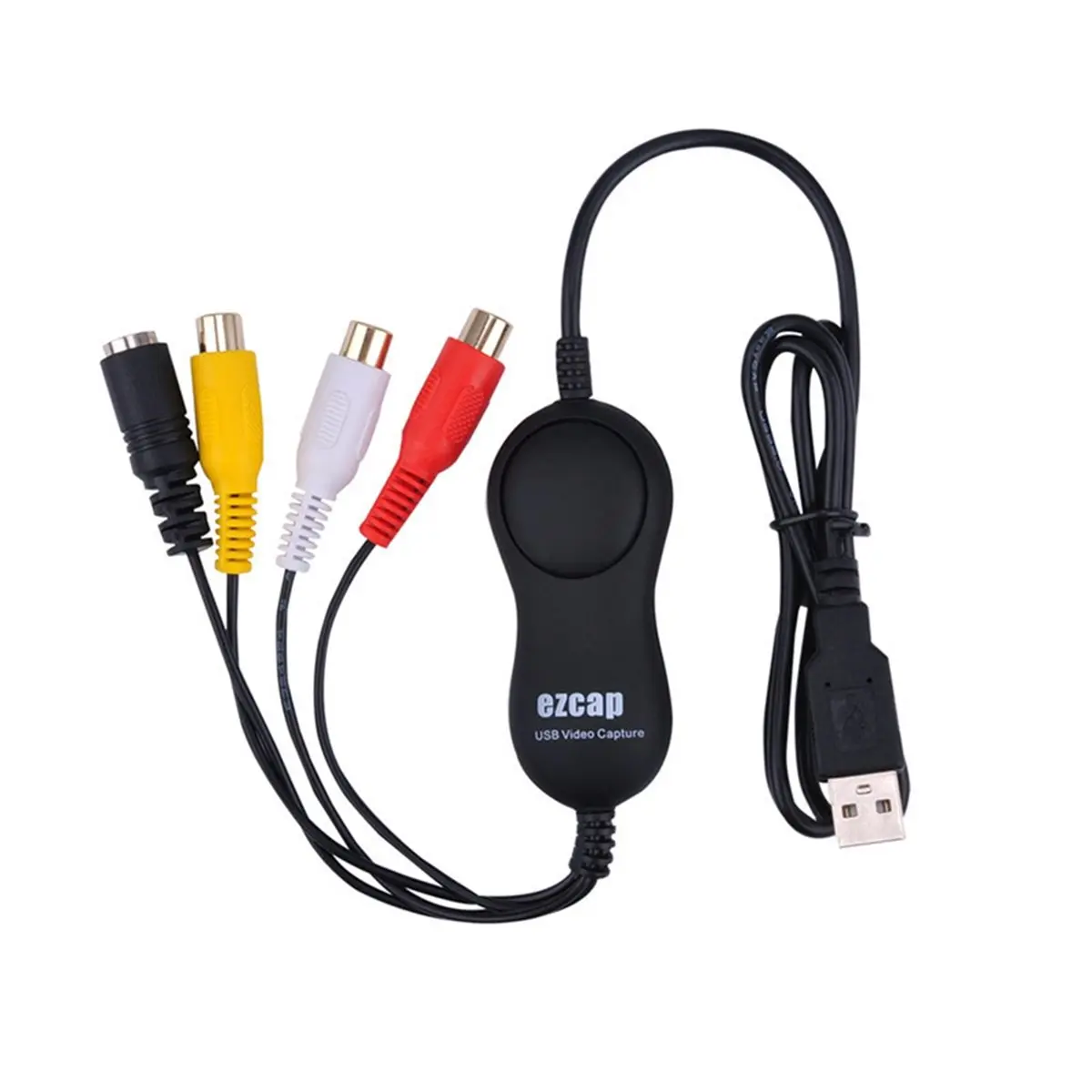 ABGN  158 USB 2.0 Audio Video Capture Card AV S-Video Analog Video Recording for Player V8 Hi8 Camcorder Camera Win/IOS
