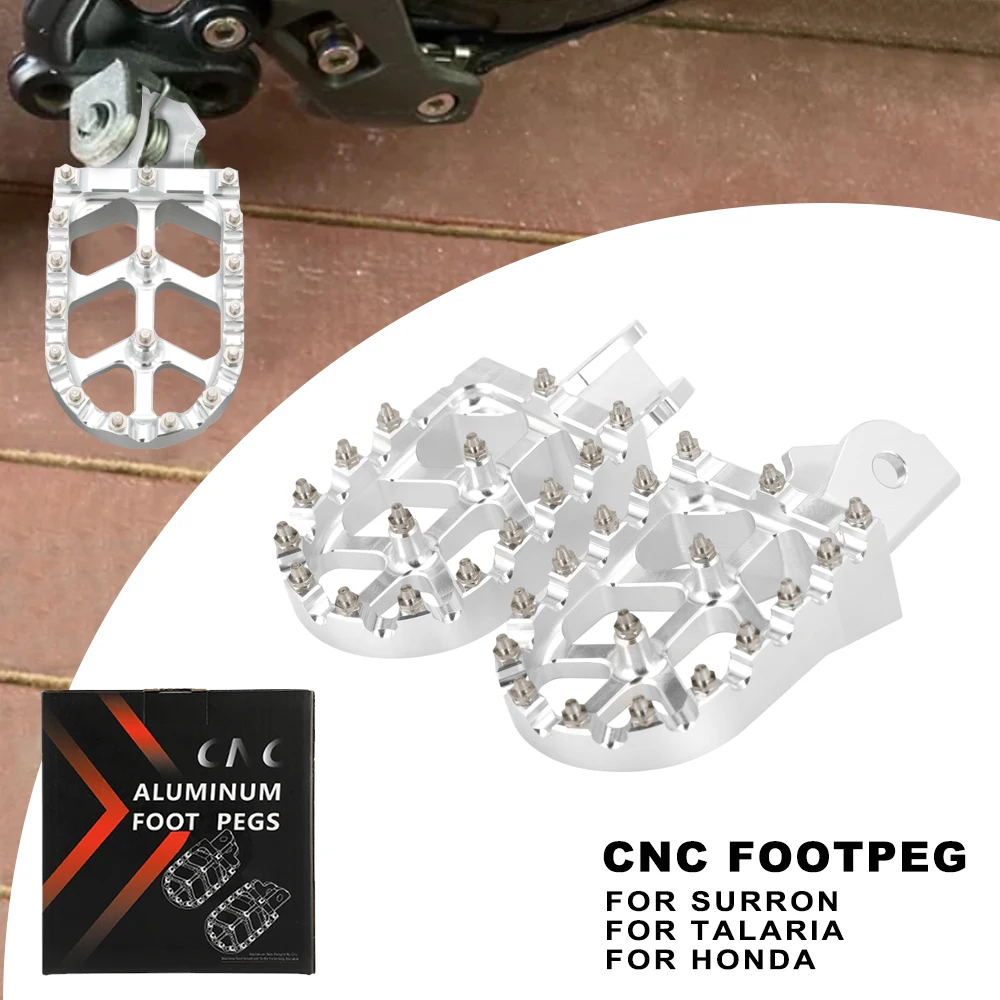 Motorcycle CNC Foot Pegs Rests Footpeg Rests Pedals For TALARIA Sur Ron Light Bee X/S For Honda CRF150F/230F Electric Dirt Bike