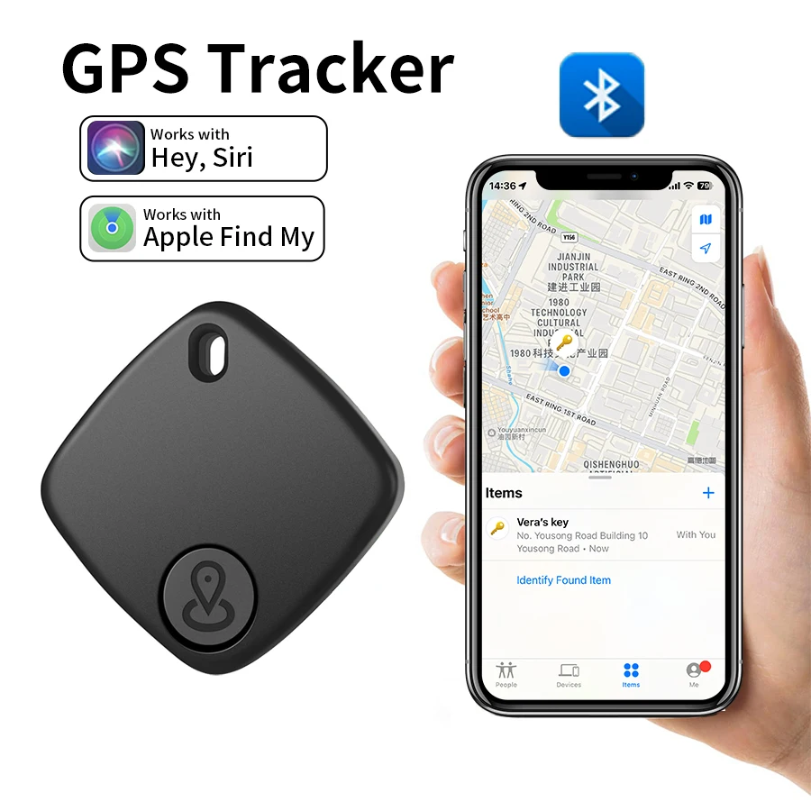 Mini Bluetooth Tracking Device for Apple Find My APP Smart Tag Kid Pet Car GPS Tracker Locator Anti-Lost Alarm Reminder Device