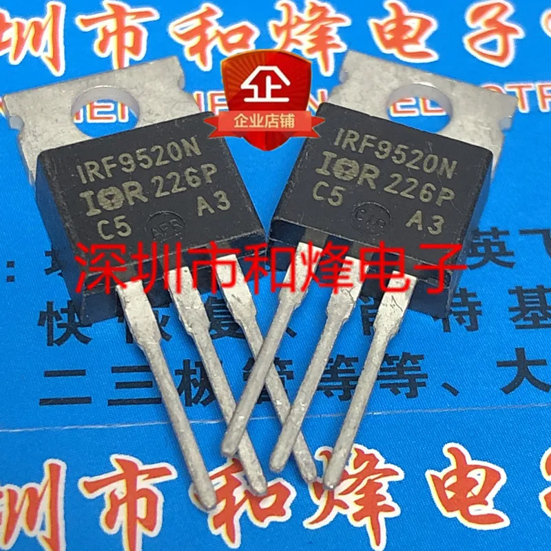 5PCS-10PCS IRF9520N  TO-220 -100V -6.8A     ORIGINAL ON STOCK