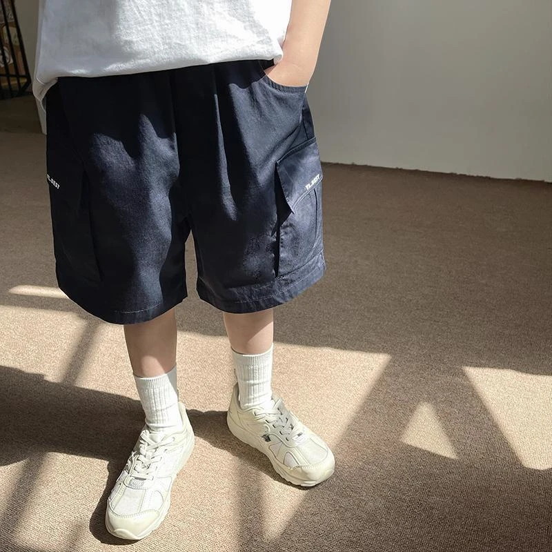 2024 ragazzi pantaloncini estate bambini pantaloni larghi ragazzi adolescenti Casual sottile Multi-tasca Cargo pantaloni corti pantaloni di cotone