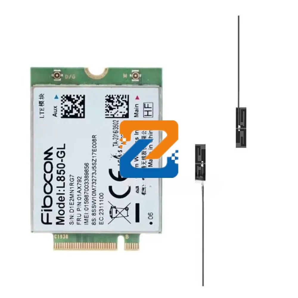For Lenovo X1C X280 T480S X395 X13 X390 T14 4G Module Built-in LTE Antenna L850-GL 01AX792