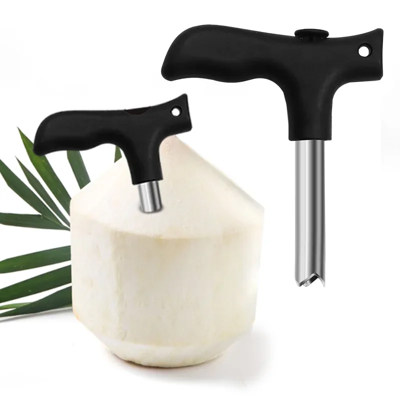 

Coconut Opener Tool Stainless Steel Fruit Open Drilling Knife Coco Gadgets Kitchen Accessories Open Hole Cut