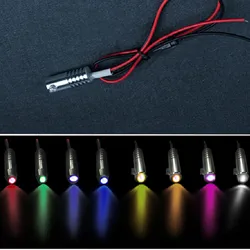 Gerador De Projetor De Iluminação De Fibra Óptica, Motor De Fonte De Luz LED, DIY Decoração Atmosfera Do Carro Passo, Mini 12V