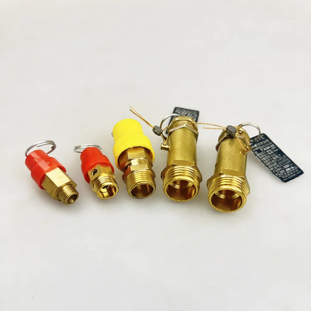 Durable Pressure Release Valve For Air Compressor Pneumatic Tank Safety Protection Spring Loaded Mechanism Industrial Valve Part