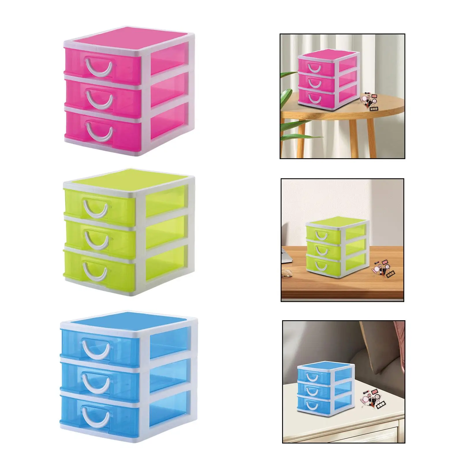 Makeup Storage Box Home Storage Containers Desk Desk Room Countertop Counter Beauty Supplies Space Saving Cosmetic Display Cases