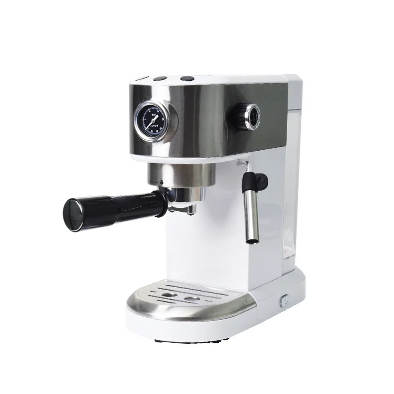 Espresso machine, household small semi-automatic 19bar milk foam steam coffee machine кофеварка с кофемолкой 타임모어 tazas de café