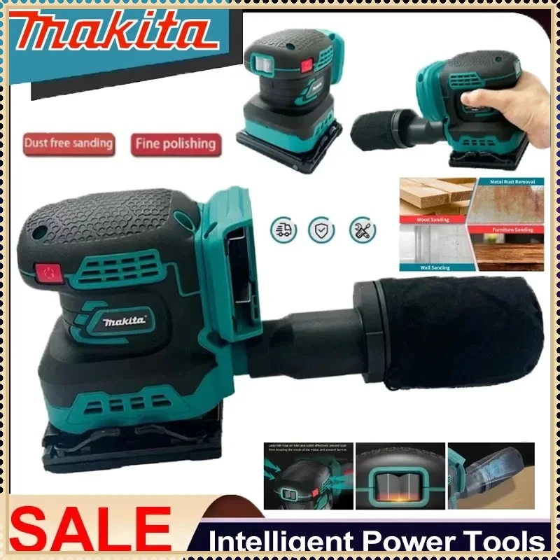 

Беспроводная орбитальная шлифовальная машина Makita, профессиональная, литий-ионная, с бесщеточным двигателем и регулировкой скорости, для аккумуляторов 18В