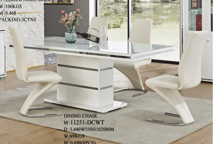 オーク材の狭いカフェチェアとテーブル,長いパティオセット,リビングルーム,伝統的なルームスイート,豪華なテーブル,150cm,6,7