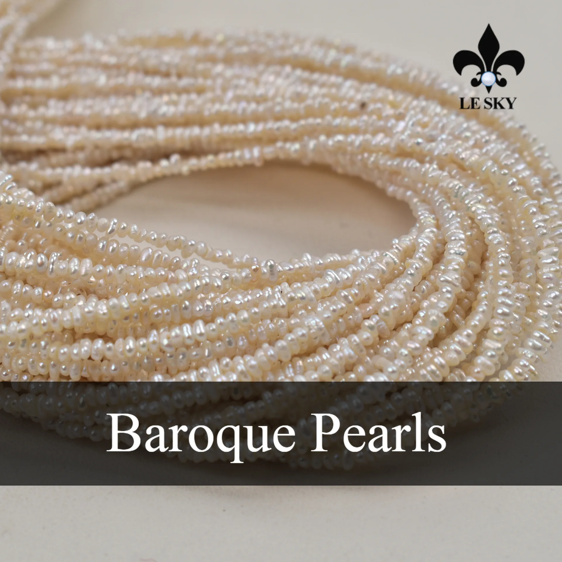 

2-3mm Natural Freshwater Pearls Bead Irregular Flat Non-nucleated Pearl Loose Beaded for Making DIY Jewerly Necklace Accessories