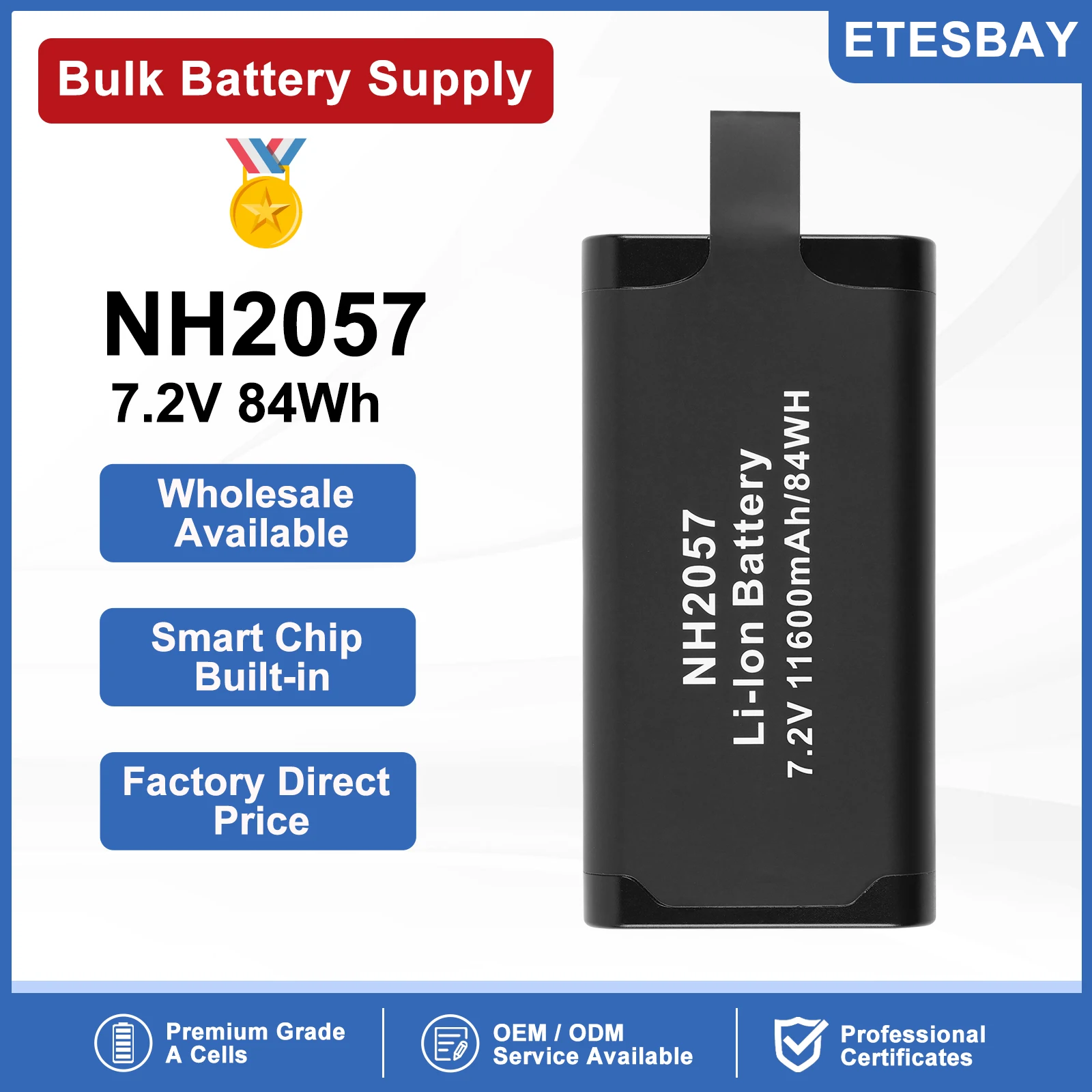 ETESBAY NH2057 battery For Inspired Energy NH2057 NH2057ZD29 NH2057ED34 NH2057HD34 NH2057QE34 NH2057CV29 GR101351