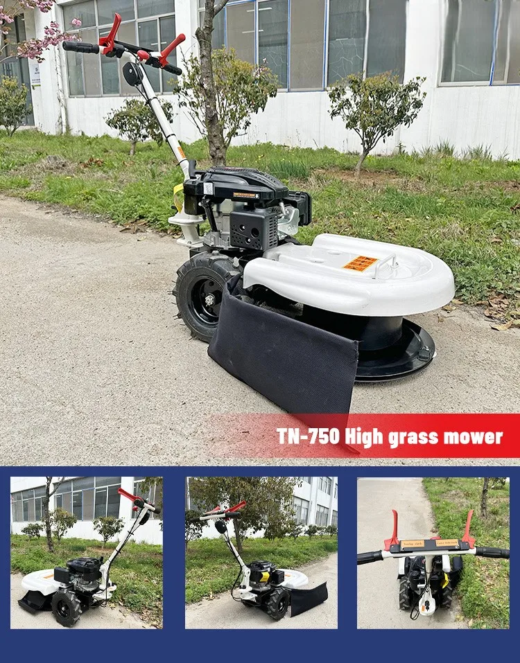 Heißer Verkauf Ferngesteuerter Rasenmäher CE 800mm 1200mm Ferngesteuerter Freischneider für Obstgärten, Bauernhöfe und Hanglagen-Unkrautentfernung – Detail 11