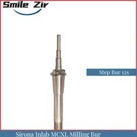 CEREC MCXL Fresa Sirona Inlab Dental paso Bur12S cilindro puntiagudo Bur12s fresa de cerámica para laboratorio Dental Emax disilicato de litio