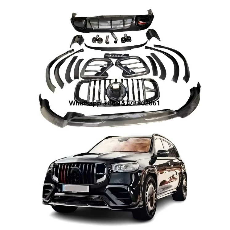 Carbon Fiber Body Kit for  GLE Coupe (GLE53/GLE450/GLE63) - New Perfect Fit Upgrade Style Front Lip/Top Wing/Bumper