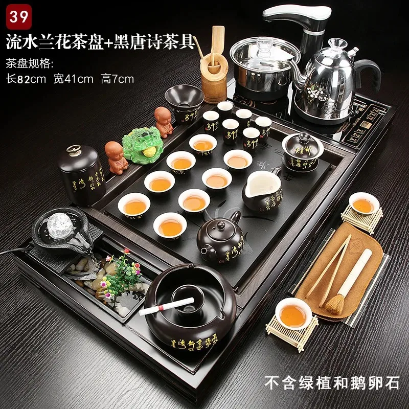 Set di tazze da tè di lusso Teiera completa Gaiwan Cerimonia del tè in stile cinese Semi Automatickung Fu Infusore regalo Tazas De Te Teaware