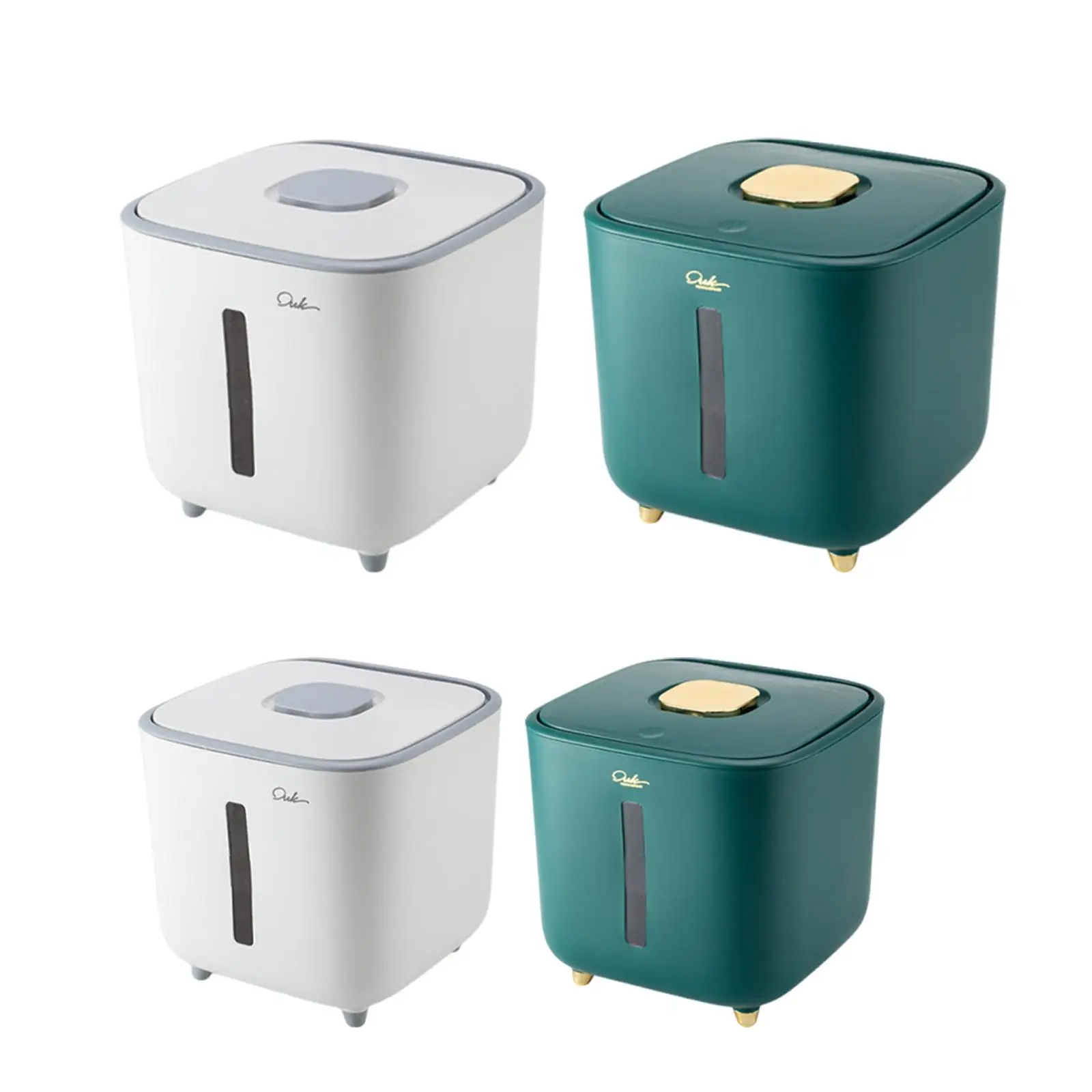 

Rice Container Food Dispenser Large Capacity Organization Household Multifunction Storage Bin for Beans Corn