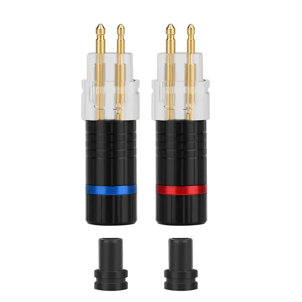 2Pcs Earphone Cable Pin Plug Connector for HD650 HD600 HD580 HD25