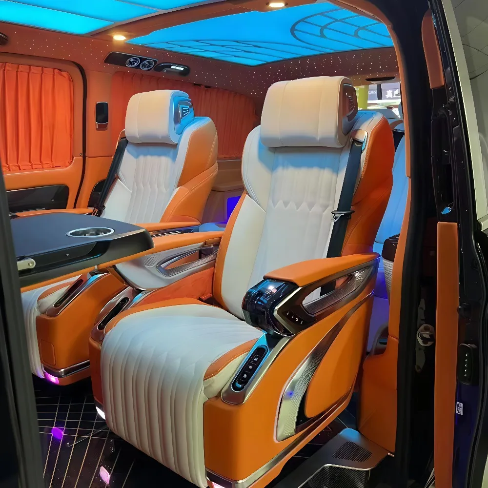 Luxury Vip Car Seat Interior W447 Seats Sprinter Interior Captain Seat for Van Class V260 DOS