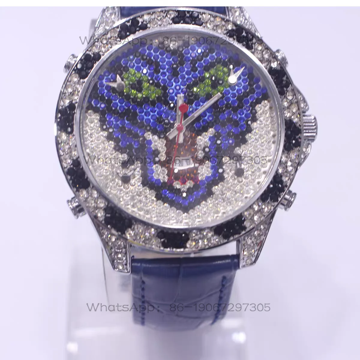 

Watch Multi-movement Non-mainstream Hiphop Hip-hop Belt Girl Boy Quartz Watch
