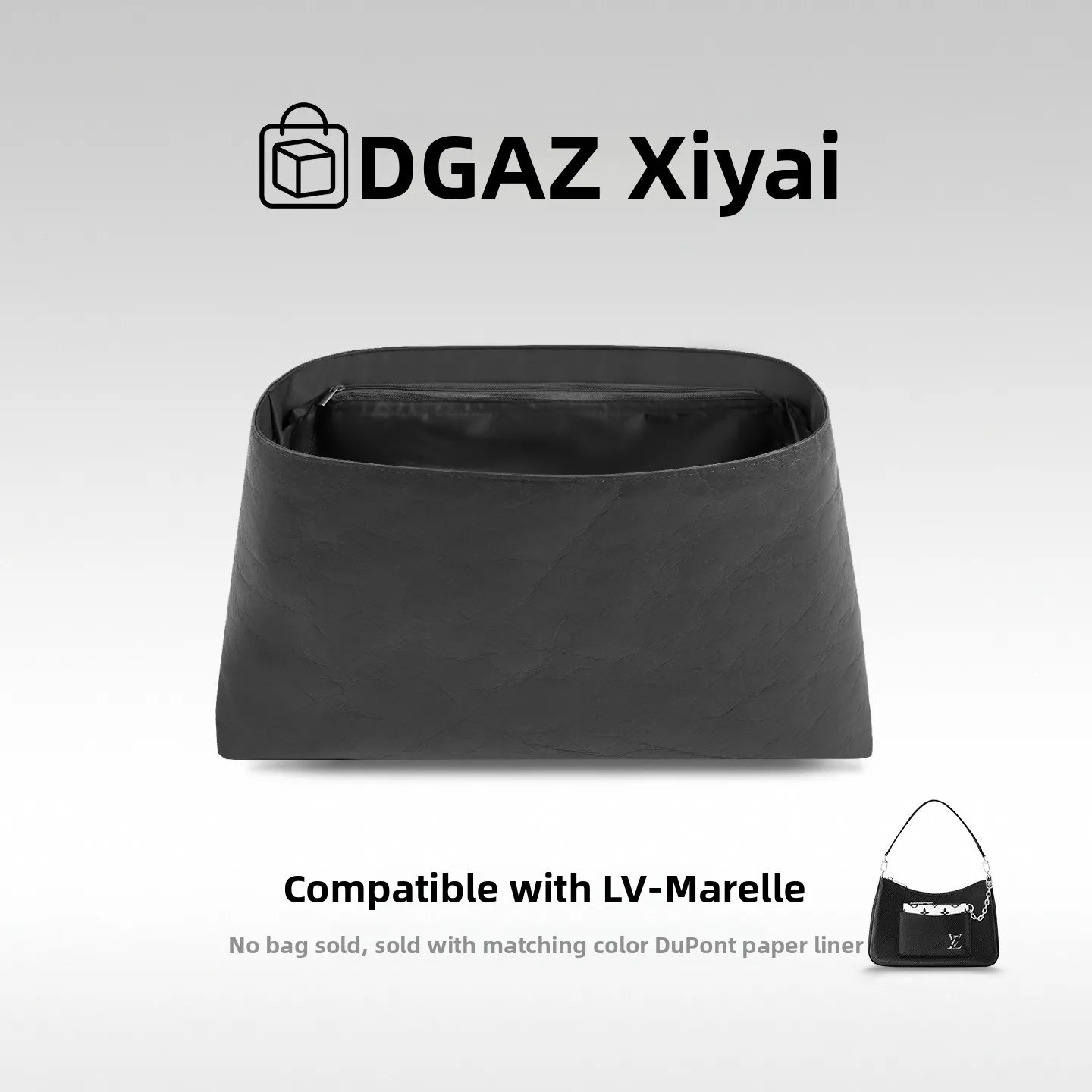bolsa-interior-de-papel-dupont-negra-con-detalles-en-naranja-claro-marca-dgaz-xiyaa-del-mismo-color-que-el-lv-marelle-para