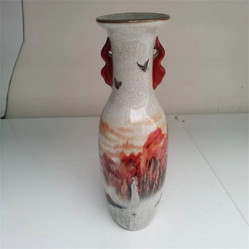 

Chinese Old Porcelain Ancient ladies Chart Pastel vase Vintage Decorative Pottery Artwork Collectible Home Decor