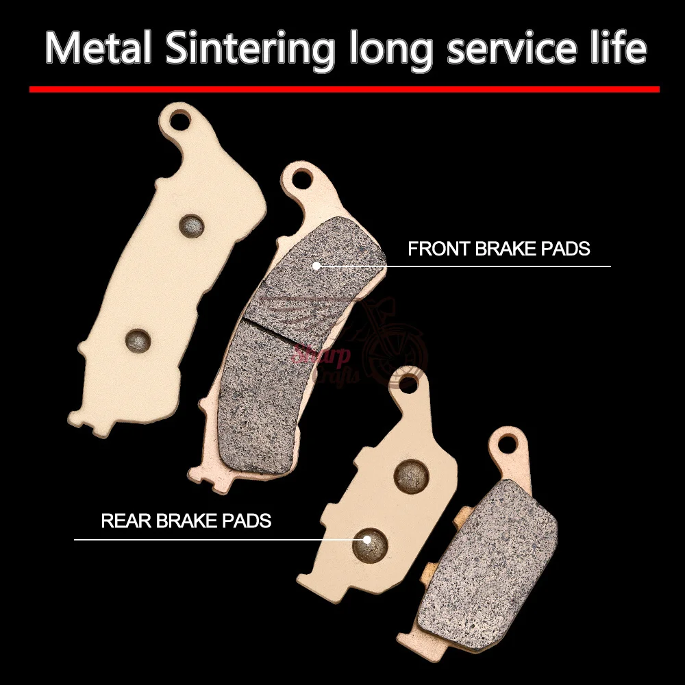 For Honda CBR250R CBR250 CBR 250 R ABS ( Nissin Cal ) 2011 2012 2013 12 11 Motorcycle Metal Sintering Front Rear Brake Pads Set