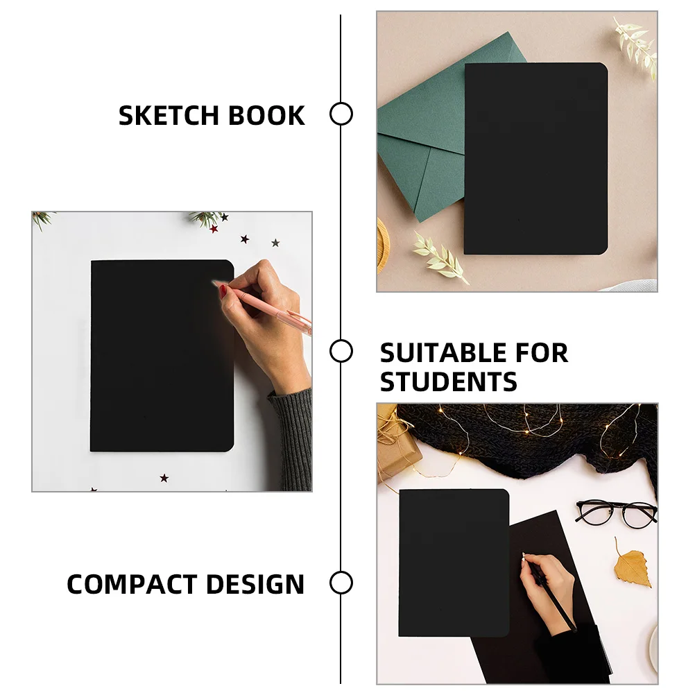 

Small Watercolor Book Portable Painting Books Notebook Sketchbooks Travel for Drawing