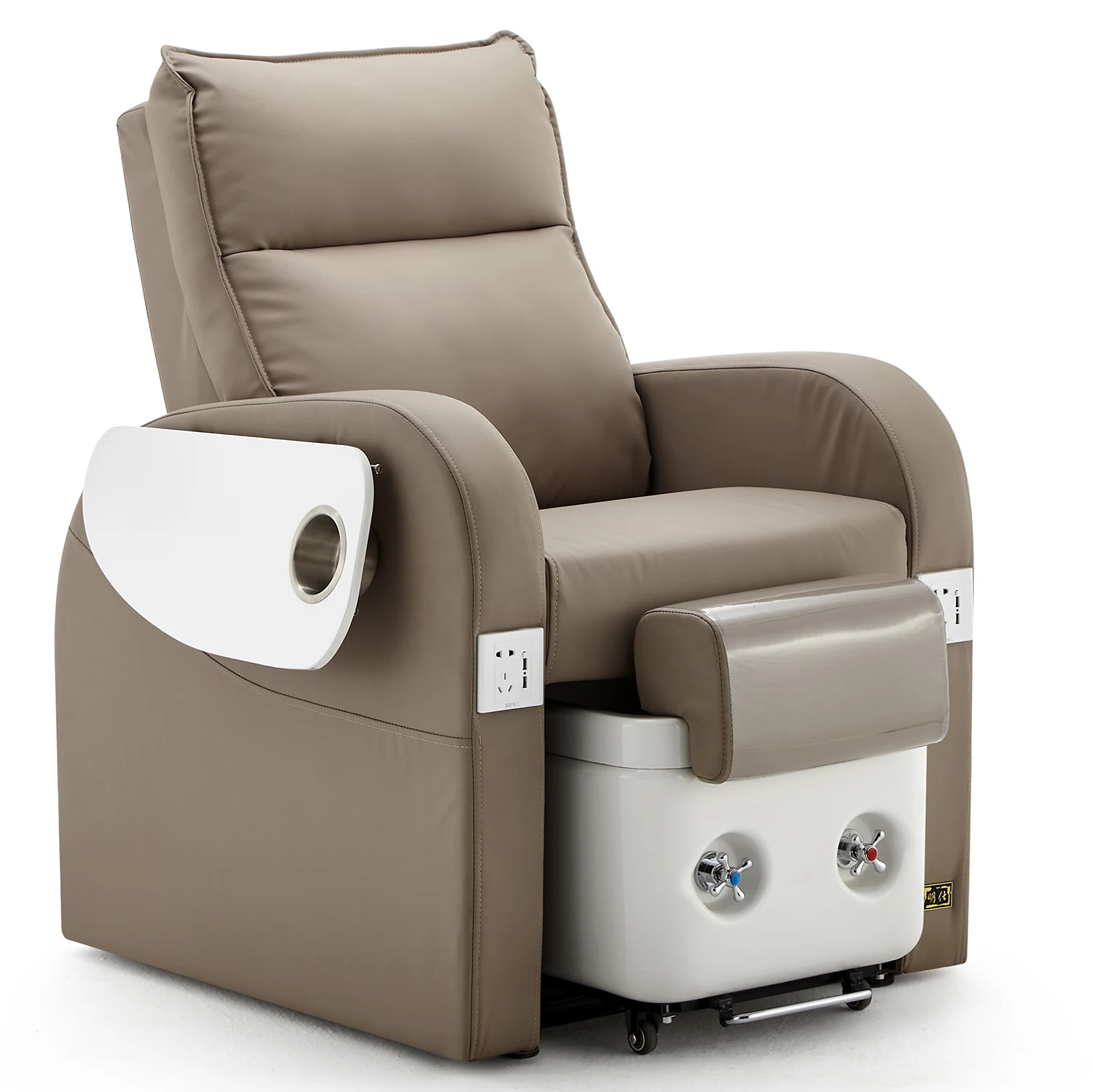 

High Profession Salon Furniture Lay Down Nail Spa Equipments Foot Clean Chairs and Basin Pedicure Spa Chair with Massage