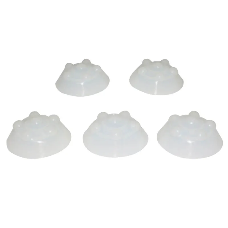 5 peças alça de oxigênio cabeça de silicone para 3 em 1 máquina facial de oxigênio limpeza da pele ferramenta de cuidados com a pele para salão de beleza