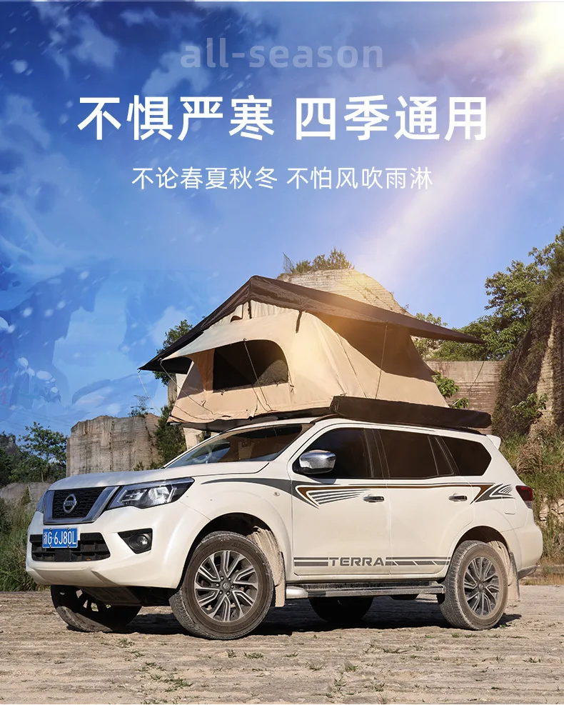 

Auto Camping 5 Person Trailers Car Roof Tent Soft Shell Rooftop Tent for Suv