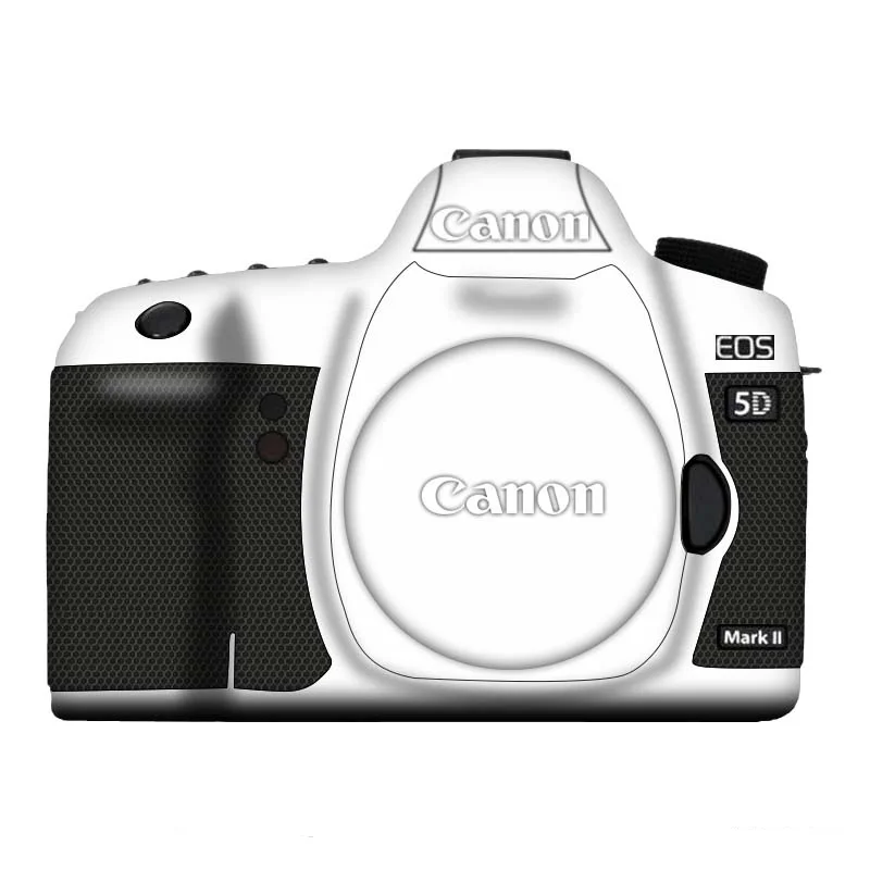 Pele de proteção anti-risco para Canon, EOS 5D Mark II, 5D2, 5DM2, casaco, filme envoltório, filme de capa, decalque da lente da câmera