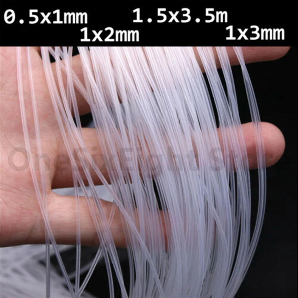 

Food Grade Silicone Tube High Temp Tubing Clear Soft Flexible Hose ID 0.5mm/1mm