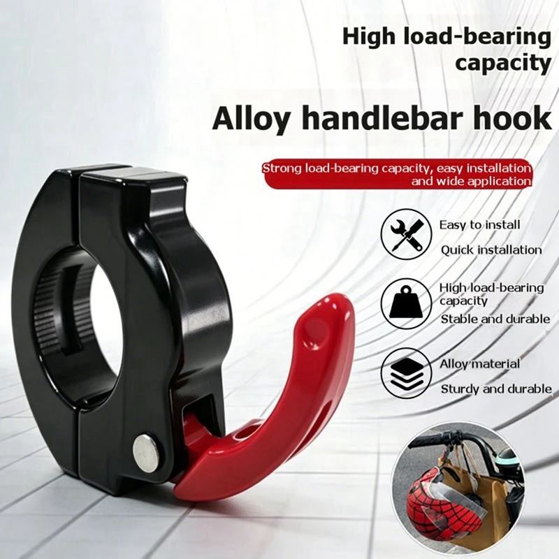 Super Sale Motorcycle Helmet Hook Holder, Foldable Handlebar Hooks Dirtbike Helmet Hanger Suitable for Hanging Keys, Gloves
