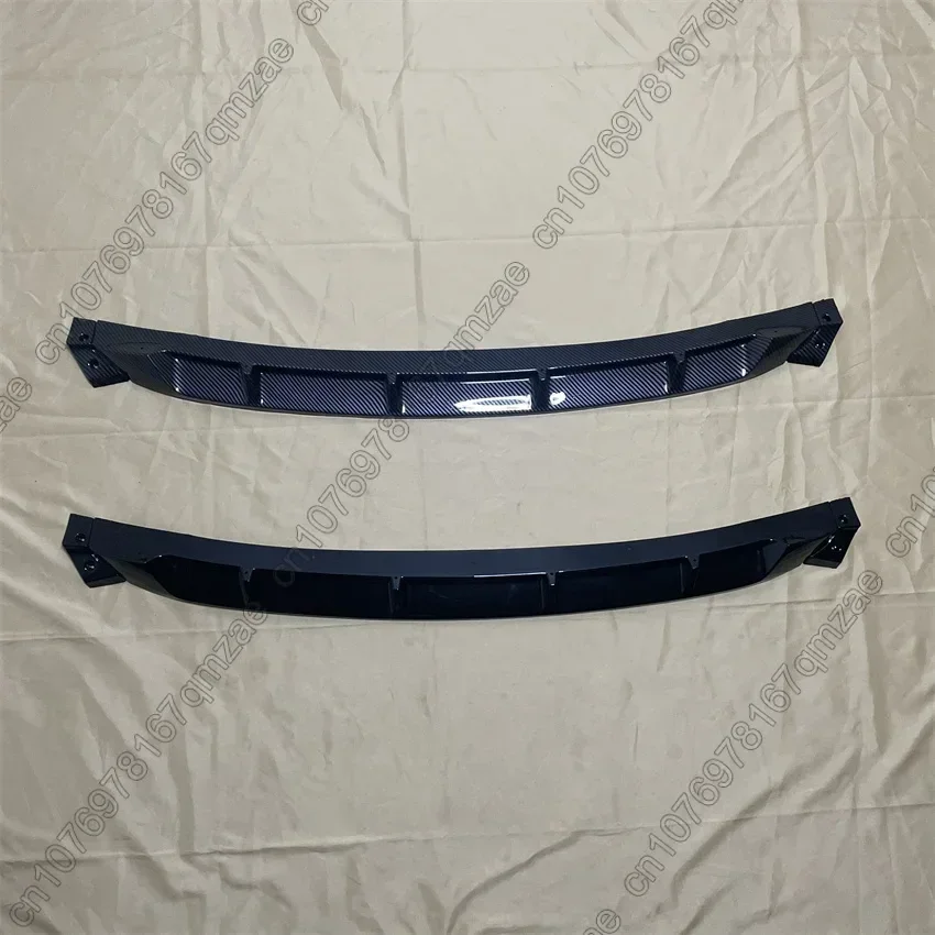 BMW 5 G30 G31 525i 530i 530d 540i M 2017-2020 자동차 앞 범퍼 립 턱 보호대 디퓨저 커버 디플렉터 바디 키트 글로스 블랙 썸네일 4