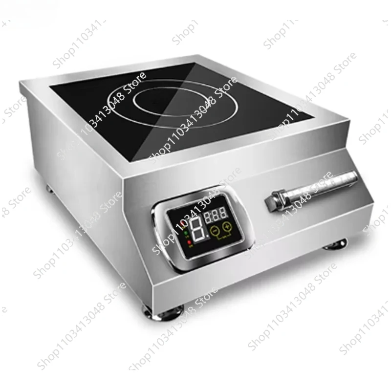 220V 50HZ commercial induction cooker, high-power flat stew broth pot, 5kw stir fry induction cooker