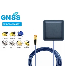 1.5 metr GPS + antena Glonass antena GNSS zewnętrzna samochodowy odbiornik GPS SMA BNC TNC FAKRA MCX MMCX Magnetic ABS