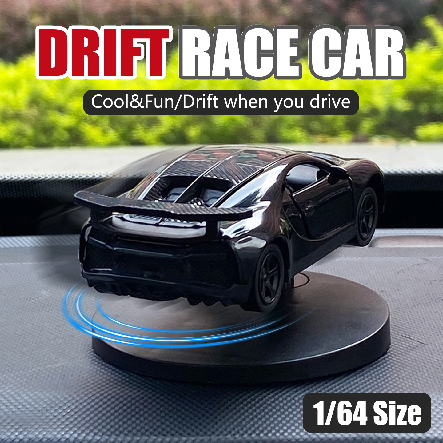 Drifting race car ornament dashboard power slide model sports racing fishtail cool fun interior accessories decoration items men