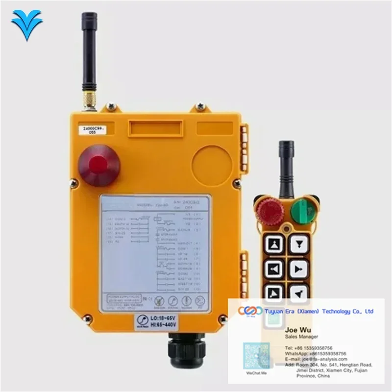 Transmetteur de télécommande industrielle sans fil, Radio grue F24-6D F24-6S + réception
