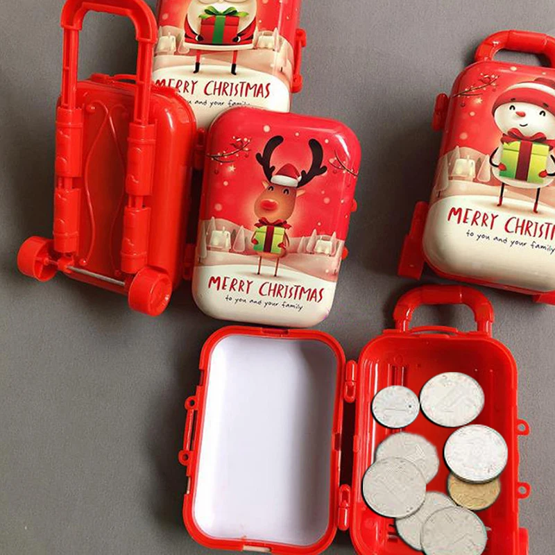 1 Pc Highquality Mini Tinplate Suitcase For Dolls Miniature Toys Trunk Dollhouse Decor Jewellery Box