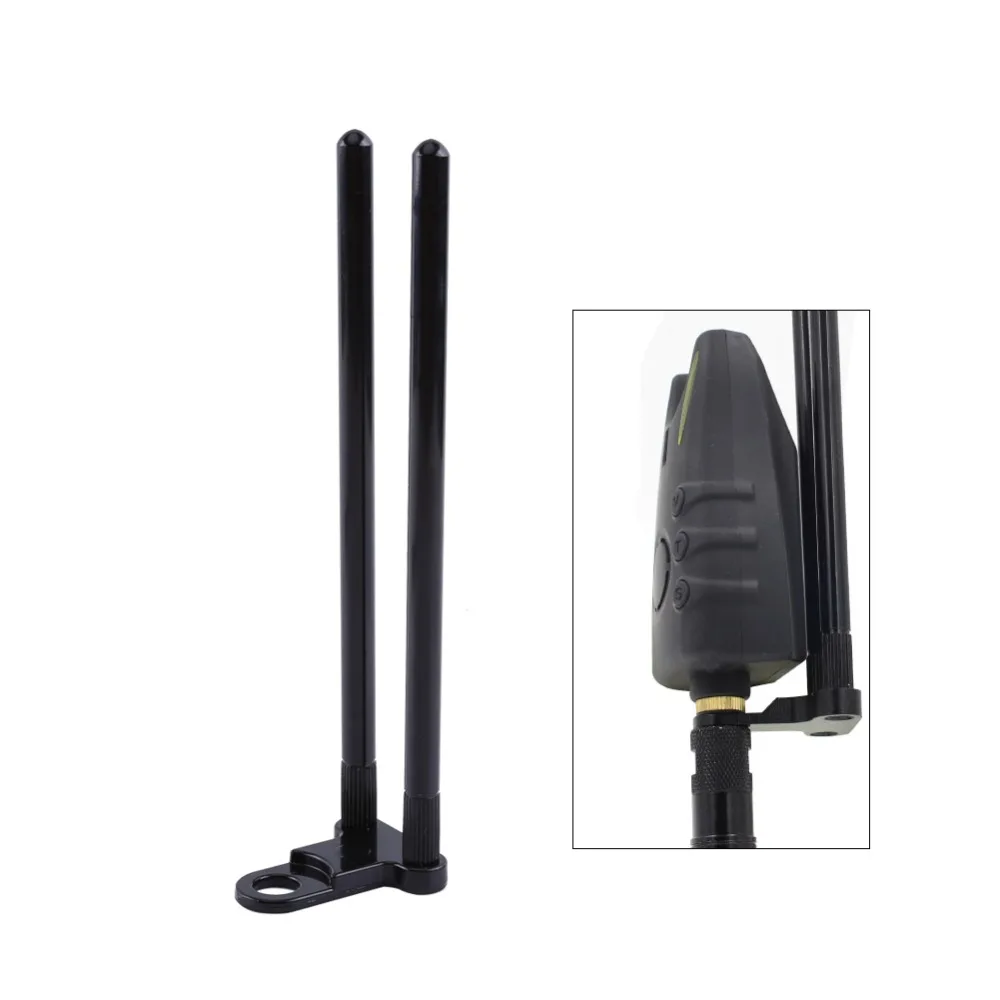 Durable Black Snag Bar Ears Aluminium Alloy Replacement Fishing Rod Connector Bite Alarm Bite Alarm Use