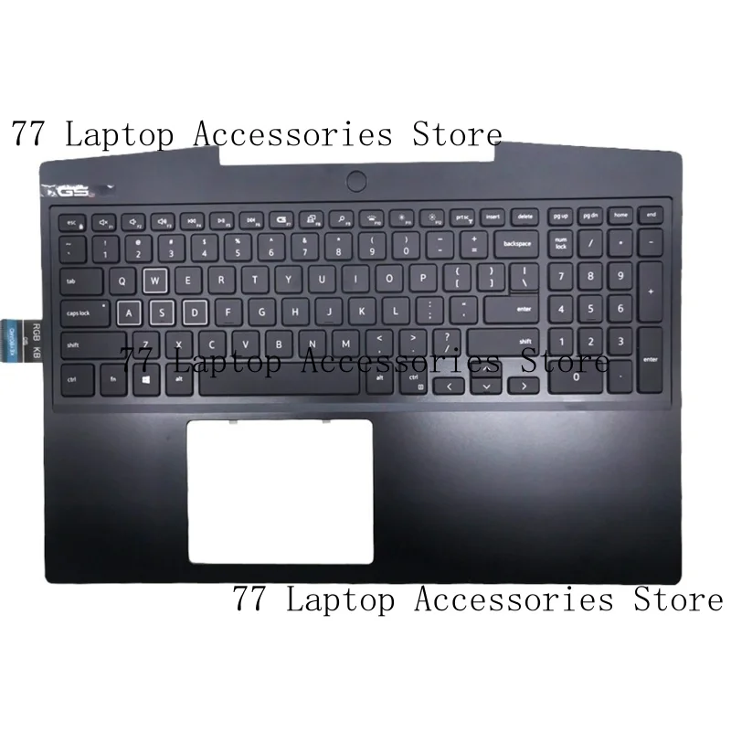 

Palmrest For DELL G5 SE 5505 0T93MY T93MY With RGB Backlit English US Keyboard
