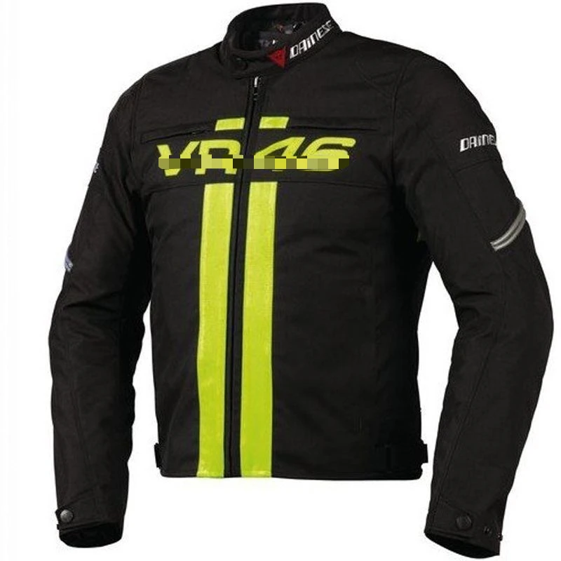 Original for VR46 Motorcycle Jacket Winter Warm Men Windproof Racing Suit Waterproof Wear-resistant Body Armor Moto Clothing