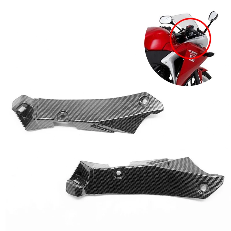 

Motorcycle Accessories Carbon Fiber FRONT SIDE FAIRING NOSE COWL For HONDA CBR 250RR 250R CBR250RR CBR250R 2011 2012 2013 2014