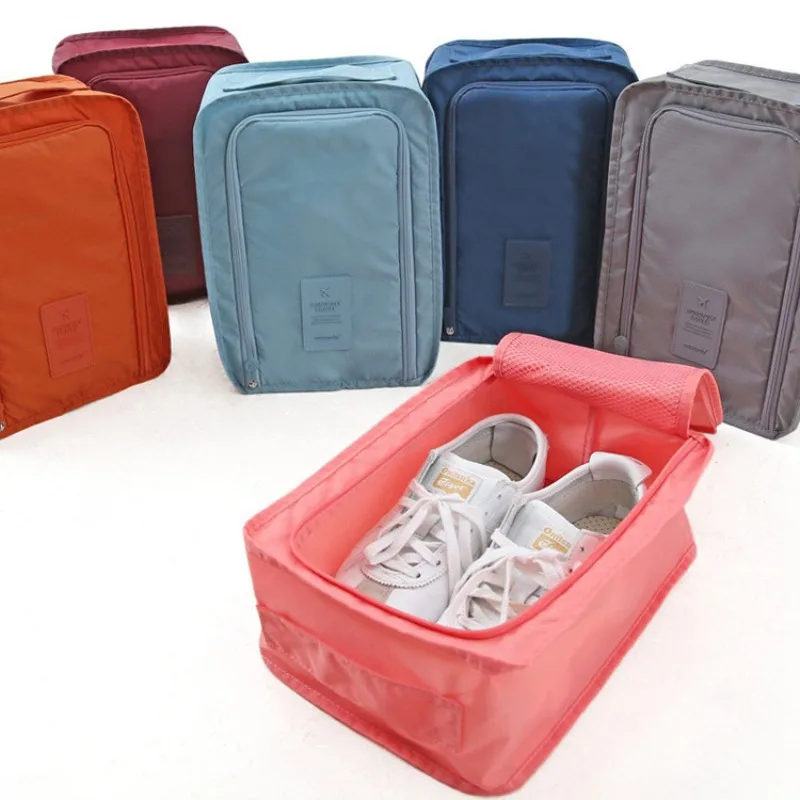 Bolsa de almacenamiento de zapatos plegable portátil, organizador de zapatos de viaje multifuncional, impermeable, 1 piezas