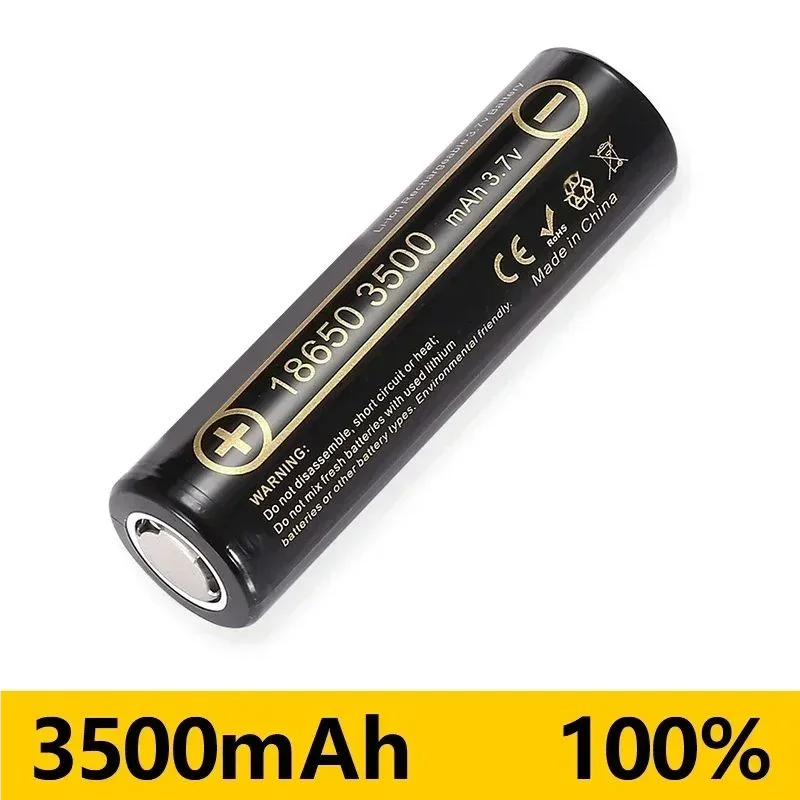 2024 New 18650 Battery Bestselling 35E Li-ion 3.7V 3500MAH+Charger RechargeableBattery Suitable Screwdriver toy Free Shipping