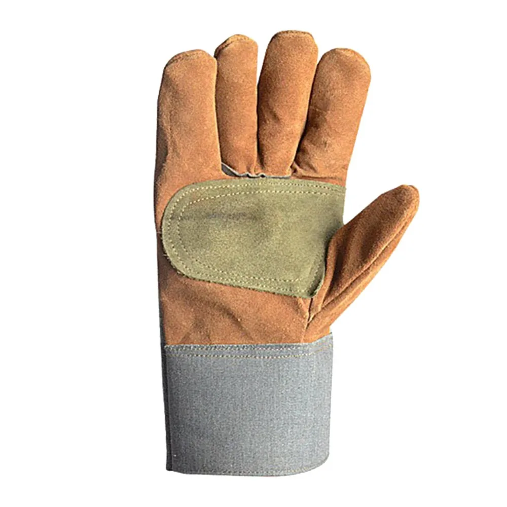 

Новые сварочные перчатки из воловьей кожи, короткие толстые защитные перчатки, износостойкие рабочие перчатки