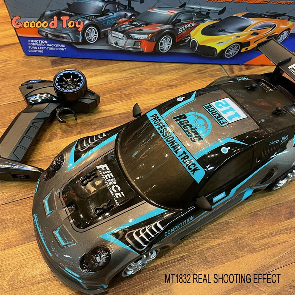 

Rc Car 1/14 Drive High Speed 2.4G Remote Control Racing Car PVC Wireless Radio controlled Stunt Drift Car Light Toy Car