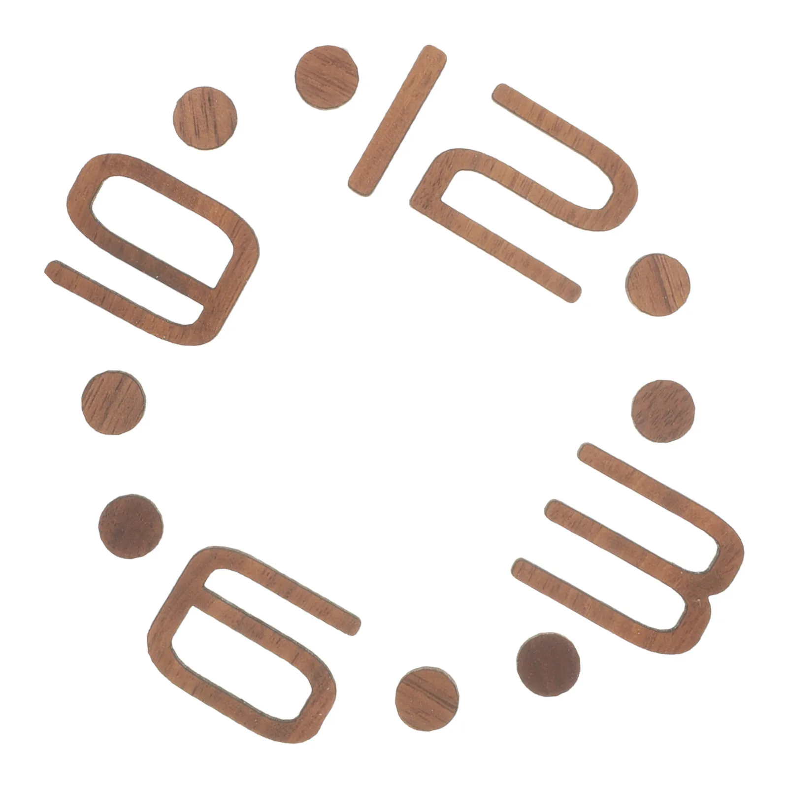 1Set Clock Numerals DIY Kit Sturdy Wooden Replacement Digital Numbers for Wall Clock Making Repair Accessories - view 2